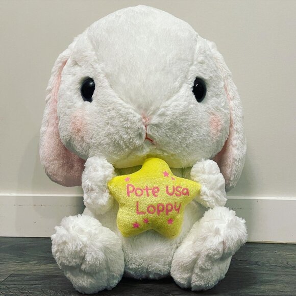 Pote USA Loppy A Wish Upon A Star Jumbo Plush (White) - Picture 1 of 5